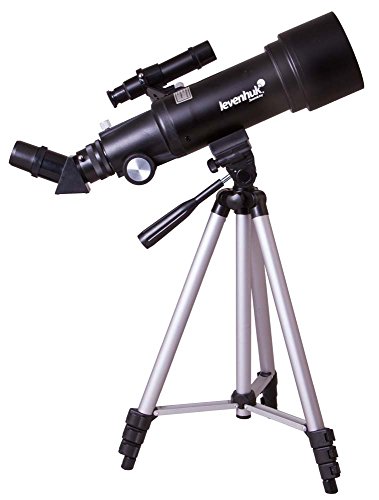 Telescopio Levenhuk Skyline Travel 70 – Refractor Portátil, Compacto y Ligero, con Mochila