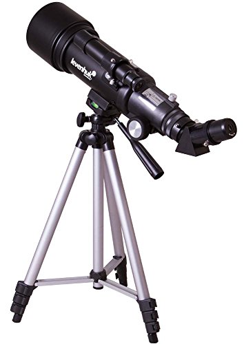 Telescopio Levenhuk Skyline Travel 70 – Refractor Portátil, Compacto y Ligero, con Mochila