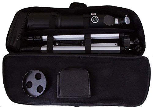 Telescopio Levenhuk Skyline Travel 80 – Refractor Portátil con Bolsa y Óptica con Revestimiento Múltiple Completo