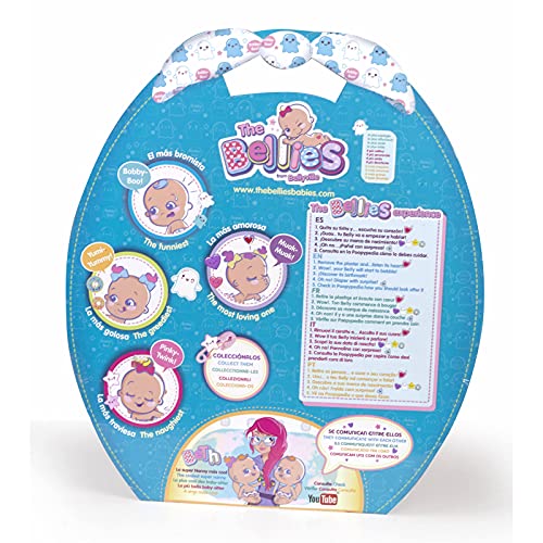 The Bellies - Bobby-Boo, muñeco Interactivo para niños y niñas de 3 a 8 años (Famosa 700014566)