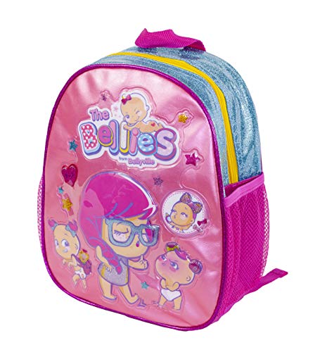 The Bellies from Bellyville - Mochila para guardería Infantil, para niños a Partir de 2 años, Color Rosa (Famosa 700015954)