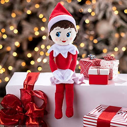 The Elf on the Shelf Elf On The Shelf The Plushee PAL® Snuggler-Girl Plushee PAL Snuggler Girl | Muñeca de Juguete de Figura Suave para niños y niñas