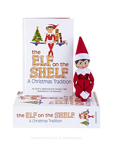 The Elf on the Shelf: Una tradición navideña (Incluye Tono de Piel Claro niña Elf y un Libro Especial en Inglés)