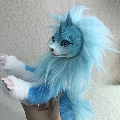 The Last Dragon-Long Hair Long Mouth elf Ornaments,dragon stuffed animals plush toys Sisu Dragon Plush Toy Raya and the Last Dragon Toys Soft Stuffed Animal Kawaii Dolls Birthday Present ( Color : C )