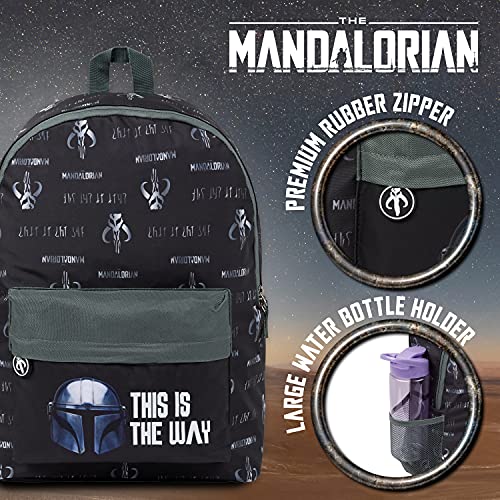 The Mandalorian Mochila Escolar Para Niños, Mochilas Escolares De Star Wars, Regalo Para Niños Y Adolescente