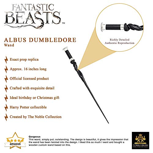 The Noble Collection Albus Dumbledore Varita (Caja de Ventana)