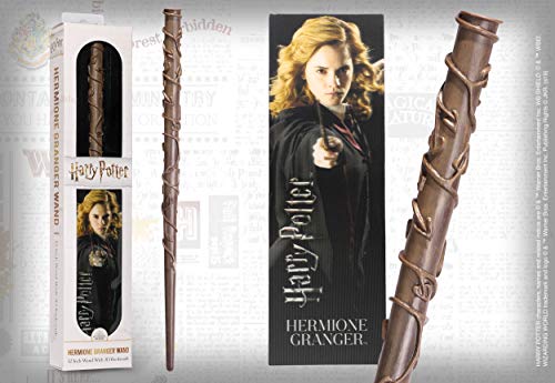 The Noble Collection Hermione Granger PVC Wand and Prismatic Bookmark