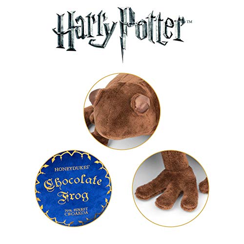 The Noble Collection - Peluche y Almohada de Rana de Chocolate