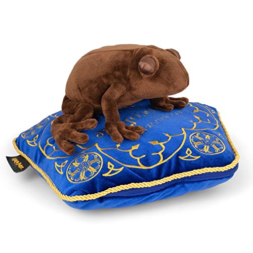 The Noble Collection - Peluche y Almohada de Rana de Chocolate