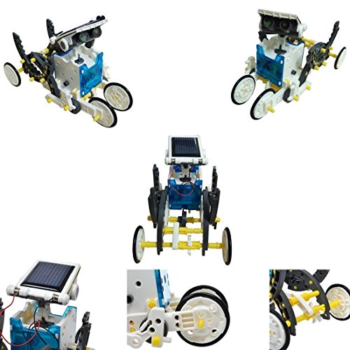 The Source Wholesale- Kit de robot solar educativo 14 en 1, Color (TS0139) , color/modelo surtido