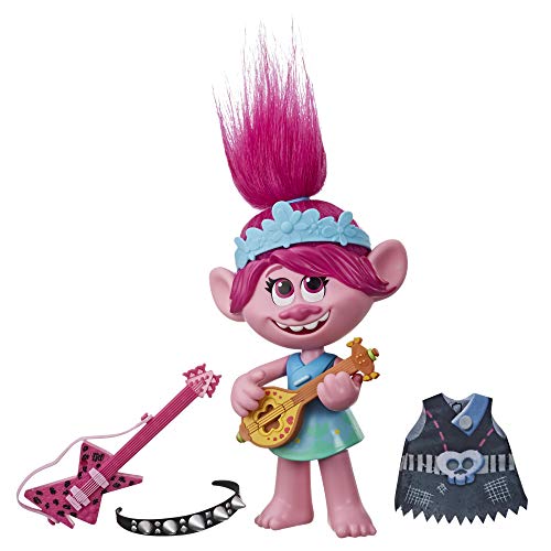 The Trolls 2 DreamWorks World Tour - Figura de mu�eca Poppy Pop & Rock