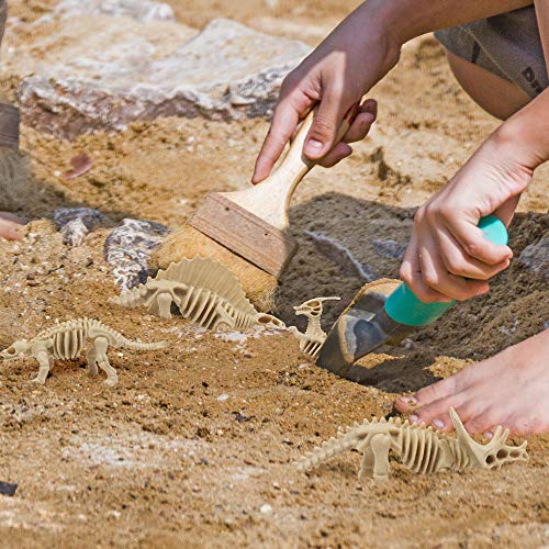 THE TWIDDLERS 48 Piezas Esqueletos Fósiles de Dinosaurios - Huesos de Dinosaurio Figuras | Educativo y Diversión