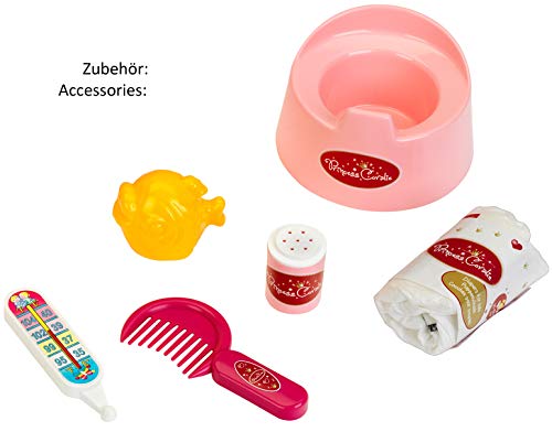 Theo Klein 1647 Set de bañera de la Princesa Coralie, Para muñecas de hasta 35 cm, Numerosos accesorios de baño y cuidado, Medidas 41 cm x 11 cm x 23.5 cm, Juguete para niños a partir de 3 años