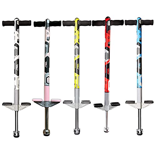 Think Gizmos Pogo Stick para niños - Saltadores para niños Modelo Aero Advantage - Juguetes niño 5 años a 10 años MAX 36 kg - Stick Jumper (Rosa)