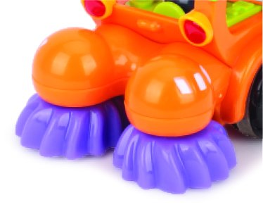 ThinkGizmos Set de Juguete a Tracción TG641 – Camión Mexclador de Cemento a Tracción / Camión Barredor / Camión Recolector con Funciones Automáticas de Juguete (Marca protegida)