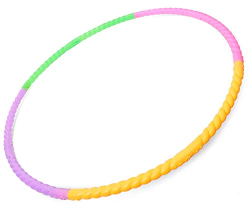 Tobar 21632 Hula Hoop para niños, para armar, a partir de 8 secciones de colores, diámetro 66cm y diámetro 75 cm