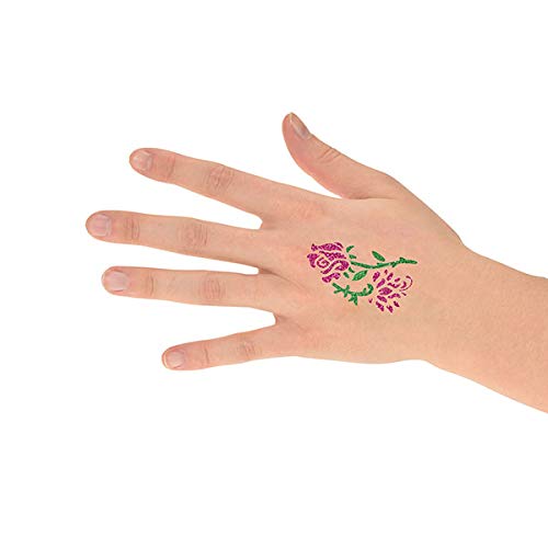 Toi-Toys- Tatouage Stylos de Gel 5 Pièces-Sur Carte Bolígrafos, Multicolor, 5 Unidad (Paquete de 1) (45622A)