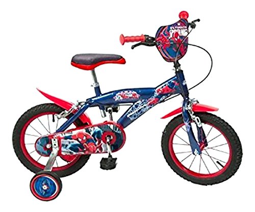 Toims 874 Spiderman - Bicicleta para niños, tamaño 14 pulgadas