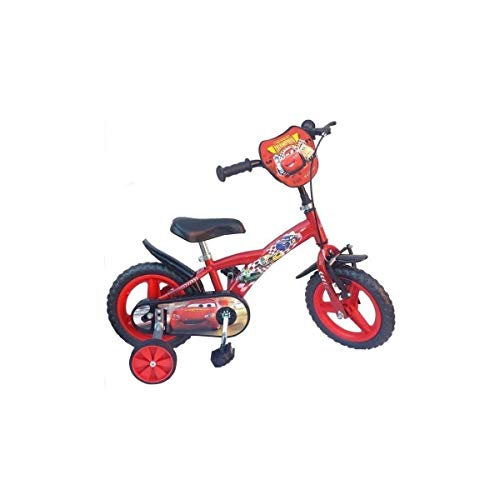 Toims – Bicicleta de Cars para niño, 12 Pulgadas – 3/4 años