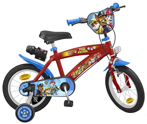 TOIMS Paw Patrol Bicicleta de Niño, tamaño 14 Pulgadas