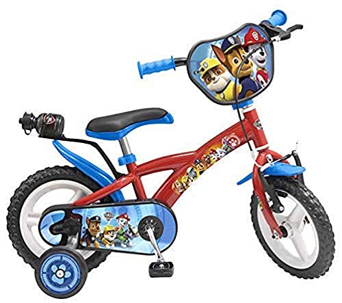 Toimsa Paw Patrol - Bicicleta con ruedas de espuma para niños, 12 pulgadas,