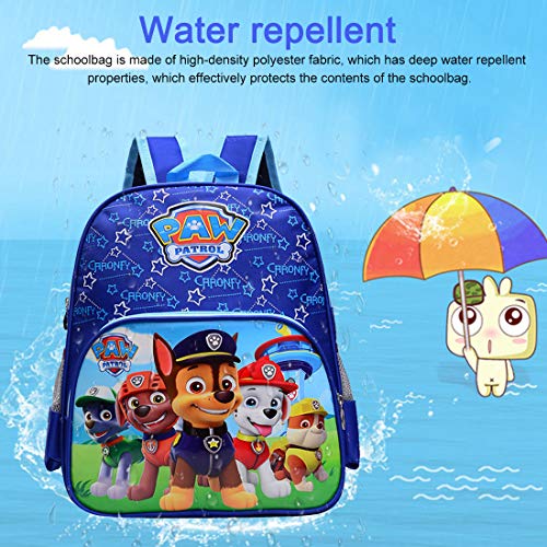 Tomicy Paw Patrol Mochilas Patrulla Canina, Mochila Infantil Colegio o Guarderia, Mochila Escolar Mighty Pups, Regalos para Niños Niñas Material Escolar para Niños