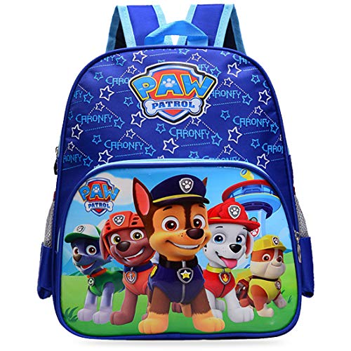 Tomicy Paw Patrol Mochilas Patrulla Canina, Mochila Infantil Colegio o Guarderia, Mochila Escolar Mighty Pups, Regalos para Niños Niñas Material Escolar para Niños