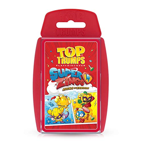 Top Trumps SuperZings - Juego de Cartas Educativo | Utiliza tus conocimientos sobre tus personajes favoritos para ganar - Versión en Español