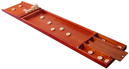 TORPSPORTS Holandés Shuffleboard-Typical Dutch Wooden board game - Sjoelen con discos/Pucks