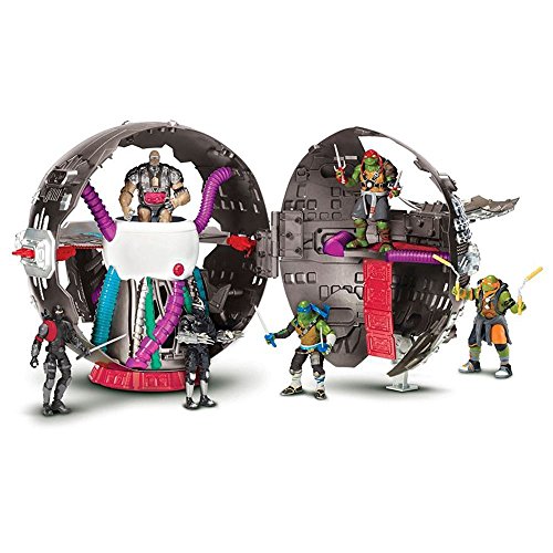 TORTUGAS NINJA - Playset con 2 technodrome (Giochi Preziosi TUV06000)