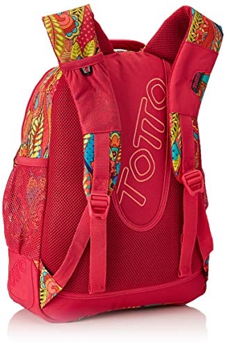 Totto MA04ECO029-1810N-8V9 Morral Crayoles Mochila Infantil, 44 cm, Multicolor