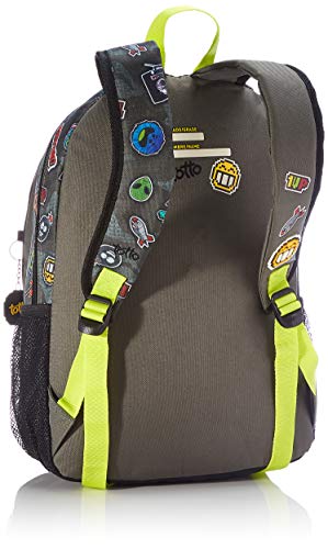 TOTTO Morral Cool Patch L Mochila, Niños, Negro