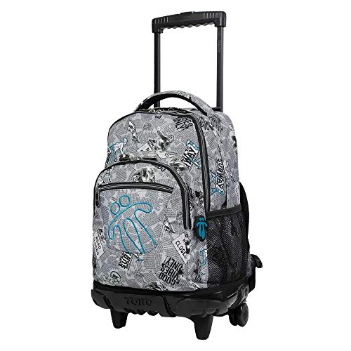 TOTTO Morral Rue Bomper Renglones Mochila, Unisex Adulto, Estampado, Talla Única