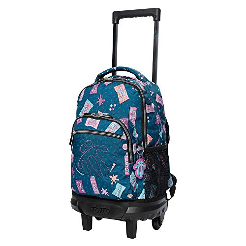 TOTTO Morral Rue Bomper Resma Mochila, Mujer, Estampado, Talla Única