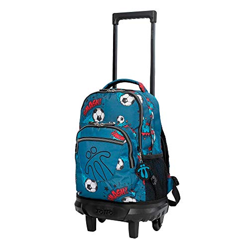 TOTTO Morral Rue Bomper Resma Mochila, Niños, Estampado, Talla Única