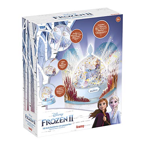 Toy Partner-Disney Frozen La Reine Des Neiges Mi Bola Luminosa con Purpurina, Multicolor (25013)