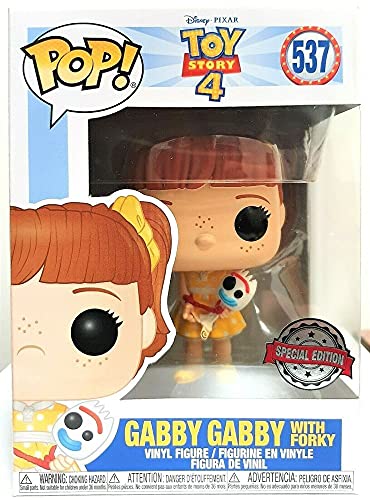 Toy Story 4 Pop! Vinyl Gabby Gabby Holding Forky Excl.