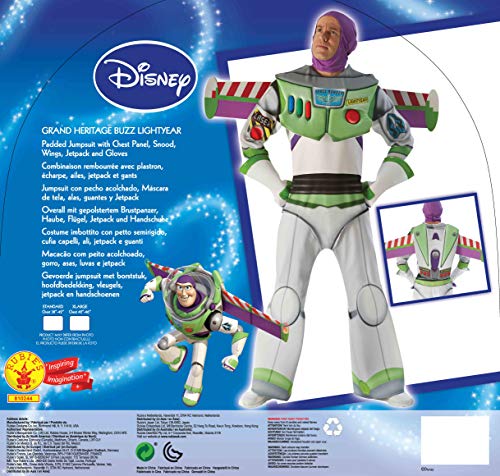 Toy Story - Disfraz de Buzz Lightyear Super Premium para adultos, talla única (Rubie's 810244)