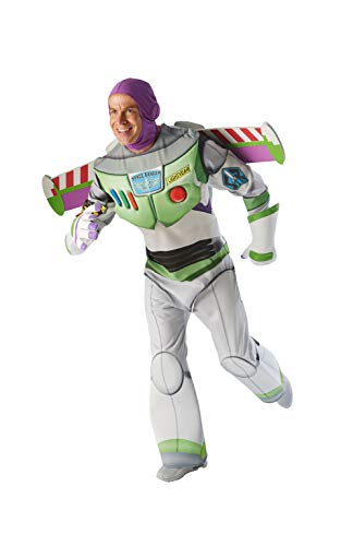 Toy Story - Disfraz de Buzz Lightyear Super Premium para adultos, talla única (Rubie's 810244)