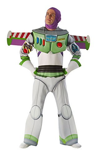 Toy Story - Disfraz de Buzz Lightyear Super Premium para adultos, talla única (Rubie's 810244)