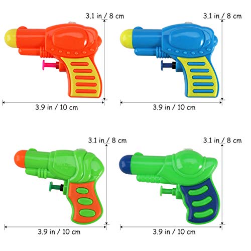 TOYMYTOY 12pcs Pistolas de agua plástico para niños juego (Color al azar)