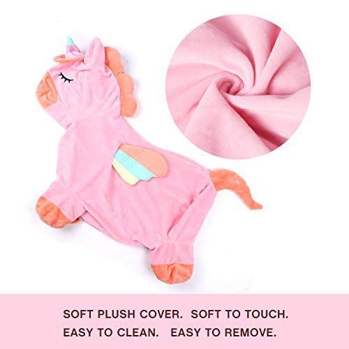 Toyssa Unicornio Saltador Caballo Saltador para Niños Hinchable Animal Saltador Juguete Exterior e Interior Caballo para Saltar con Bomba Regalo para niños niñas 2 3 4 5 6 7 años