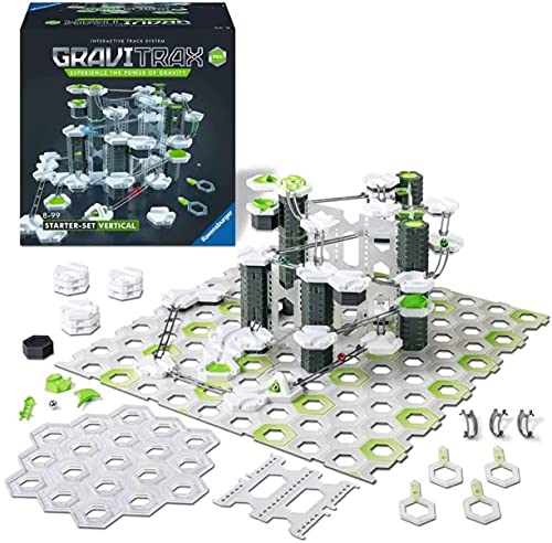 ToysWorld Gravitrax Pro - Juego de iniciación de GraviTrax Vertical Starter-Set con bolas de metal con ruta de bolas de metal y edición multilingüe con italiano