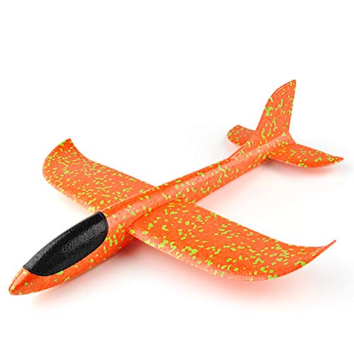 Toyvian Plane Glider Avión Lanzar Espuma Aviones Deportes Al Aire Libre Volar Juguete 2pcs (Sin Batería)