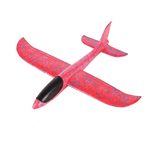 Toyvian Plane Glider Avión Lanzar Espuma Aviones Deportes Al Aire Libre Volar Juguete 2pcs (Sin Batería)