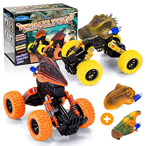 Toyzey Monster Truck,Coches de Juguetes Dinosaurios Juguetes Niños 2-8 Años Regalo Niño 2-8 Años Juguetes para Niños de 2-8 Años Dinosaurios Juguetes 2-8 Años Regalos para Niños