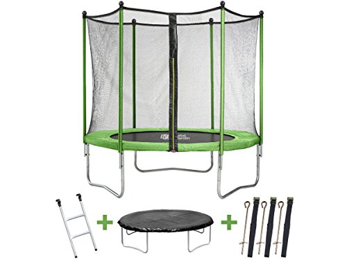 Trampolin Yoopi - Ø 3.05 m - escalera + red