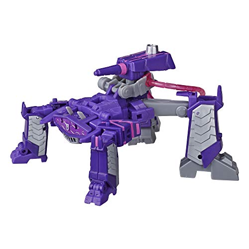 Transformers Cyberverse Deluxe Class Shockwave - Figura de acción Shock Blast Action Attack y Figura Build-A-Figure para niños a Partir de 6 años, 12,5 cm