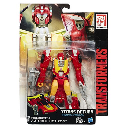 Transformers Generations Titans Return Autobot Hot Rod y Firedrive