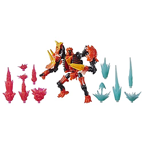 Transformers Generations War for Cybertron Clase de Lujo - WFC-K39 Tricranius - Colección Beast Power Fire Blasts